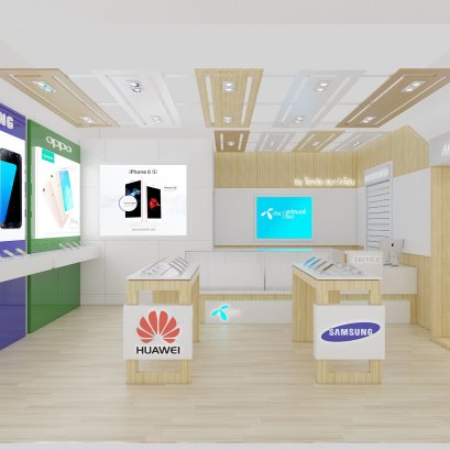 ออกแบบร้าน dtac partner โลตัส อ.บึงสามพัน จ. เพชรบูรณ์